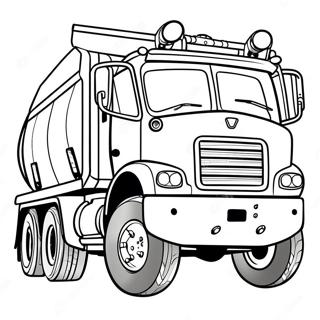 Heavy Duty Rotator Tow Truck Coloring Page 59076-49063