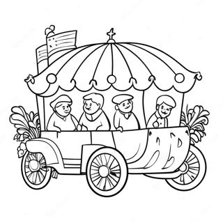 Parade Float Coloring Page 59085-49067