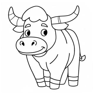 Benny The Bull Coloring Page 59095-49076