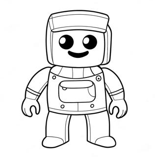 Roblox Noob Coloring Pages