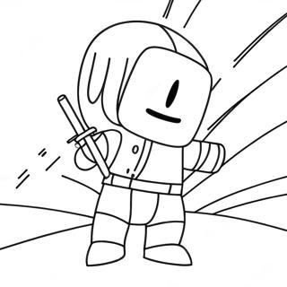 Roblox Noob Coloring Page 59105-49082