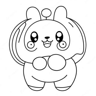 Tata The Cute Bt21 Character Coloring Page 59116-49093