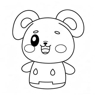 Tata The Cute Bt21 Character Coloring Page 59116-49096