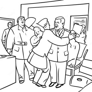 Cold War Tension Scenes Coloring Page 59126-49113