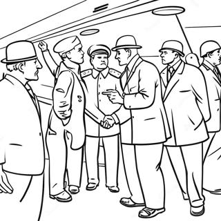 Cold War Tension Scenes Coloring Page 59126-49114