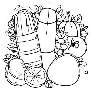 Healthy Food Coloring Page 59135-49104