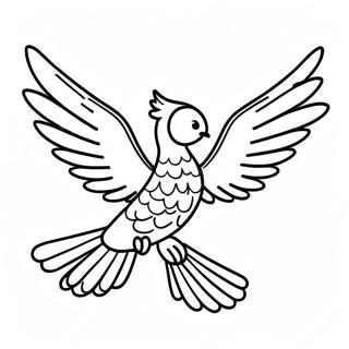 Peso Pluma Flying Through The Air Coloring Page 5915-4727