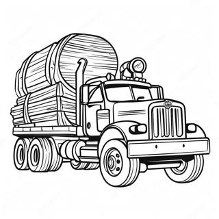 Logging Truck Coloring Page 59165-49132