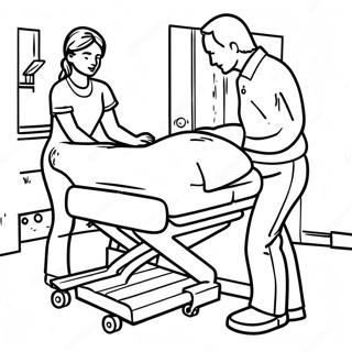 Physical Therapy Coloring Page 59196-49146