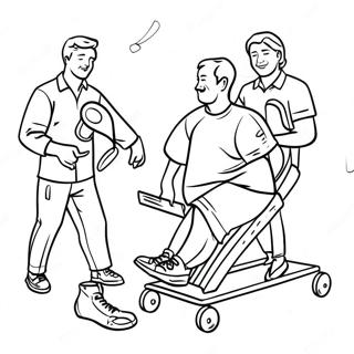 Fun Physical Therapy Exercises Coloring Page 59197-49149