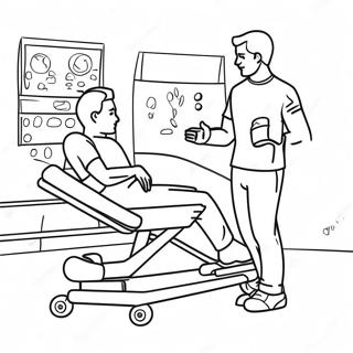 Fun Physical Therapy Exercises Coloring Page 59197-49150