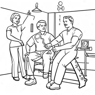 Fun Physical Therapy Exercises Coloring Page 59197-49151