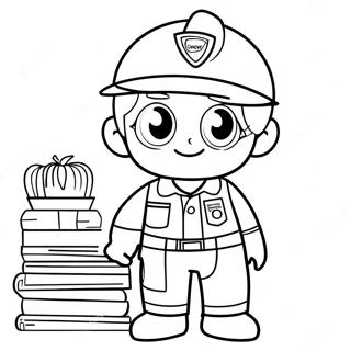 Community Helpers Coloring Page 591-471