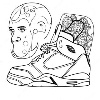 Jordans Coloring Page 59216-49154