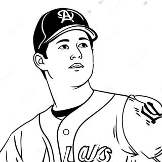 Shohei Ohtani Coloring Page 59246-49178