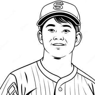 Shohei Ohtani Coloring Page 59246-49179