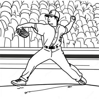 Shohei Ohtani Pitching Action Coloring Page 59247-49190