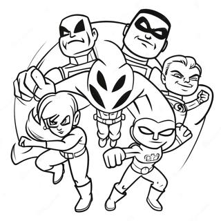 Super Hero Squad Coloring Pages