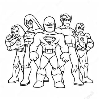 Super Hero Squad Coloring Page 59256-49210