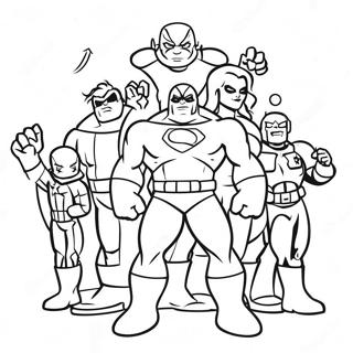 Super Hero Squad Coloring Page 59256-49211