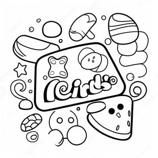 Nerds Candy Logo Coloring Page 59286-49223