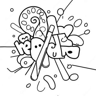 Nerds Candy Logo Coloring Page 59286-49224