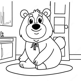 Bear In The Big Blue House Coloring Page 59306-49247