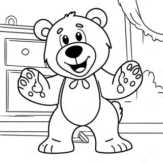 Bear In The Big Blue House Coloring Pages