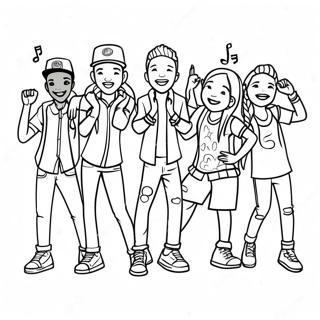 Kidz Bop Coloring Page 59366-49280