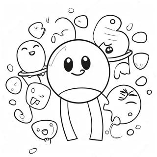 Funny Countryballs In A Parade Coloring Page 59387-49300