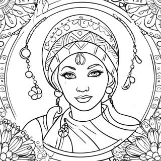 Fortune Teller Coloring Page 59406-49326