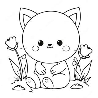 Cute Medium Coloring Page 59416-49315