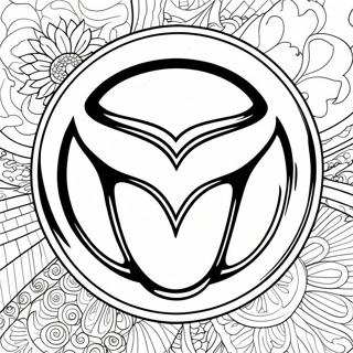 Mazda Logo Coloring Page 59436-49338