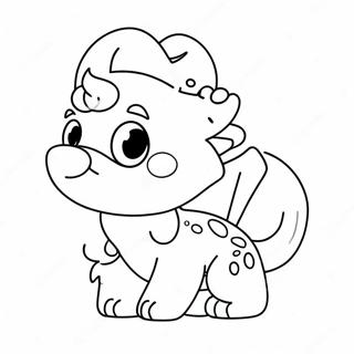 Cute Frost Fury With Snowflakes Coloring Page 59447-49349