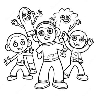 Doodlebops Coloring Page 59466-49363