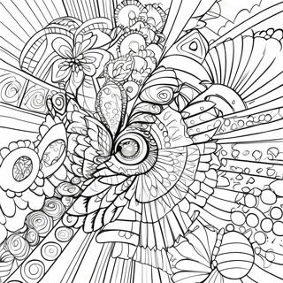 3d Optical Illusion Coloring Page 59477-49366