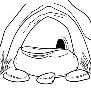 Empty Tomb Coloring Pages