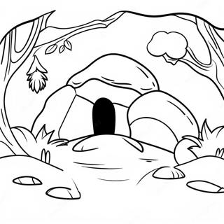 Empty Tomb Coloring Page 59486-49374