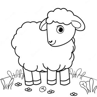 Realistic Sheep Coloring Page 59506-49406