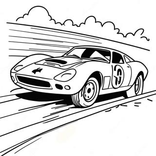 Dirt Track Racing Car Coloring Page 59516-49402