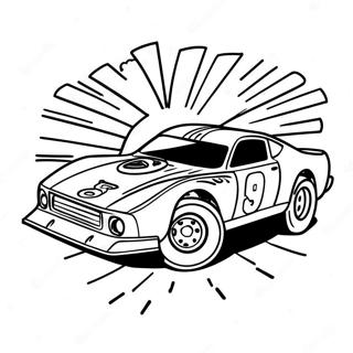 Dirt Track Racing Car Coloring Page 59516-49404