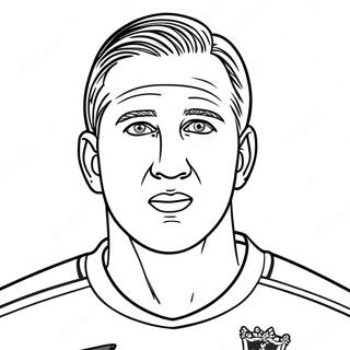 Harry Kane Coloring Pages