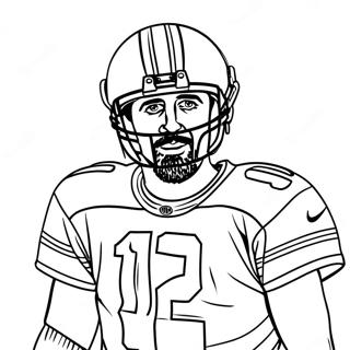 Aaron Rodgers Coloring Pages