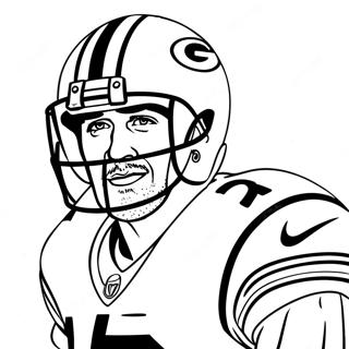 Aaron Rodgers Coloring Page 59536-49419