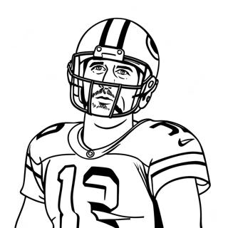 Aaron Rodgers Coloring Page 59536-49420