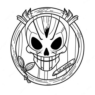 Dead By Daylight Logo Coloring Page 59546-49422