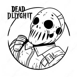 Dead By Daylight Logo Coloring Page 59546-49423