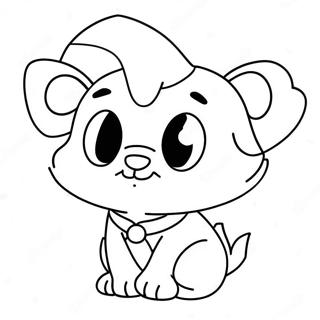 Cute Vanny Character Coloring Page 59577-49455