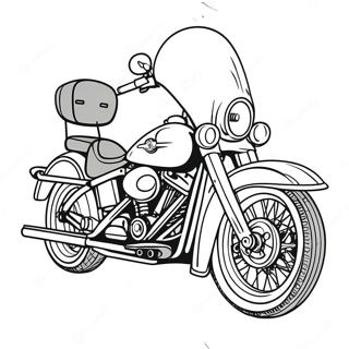 Harley Coloring Pages