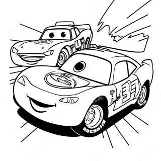 Lightning Mcqueen With Friends Coloring Page 59607-49486